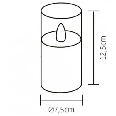 Home CD 1 üveg LED-es gyertya Home CD 1 üveg LED-es gyertya