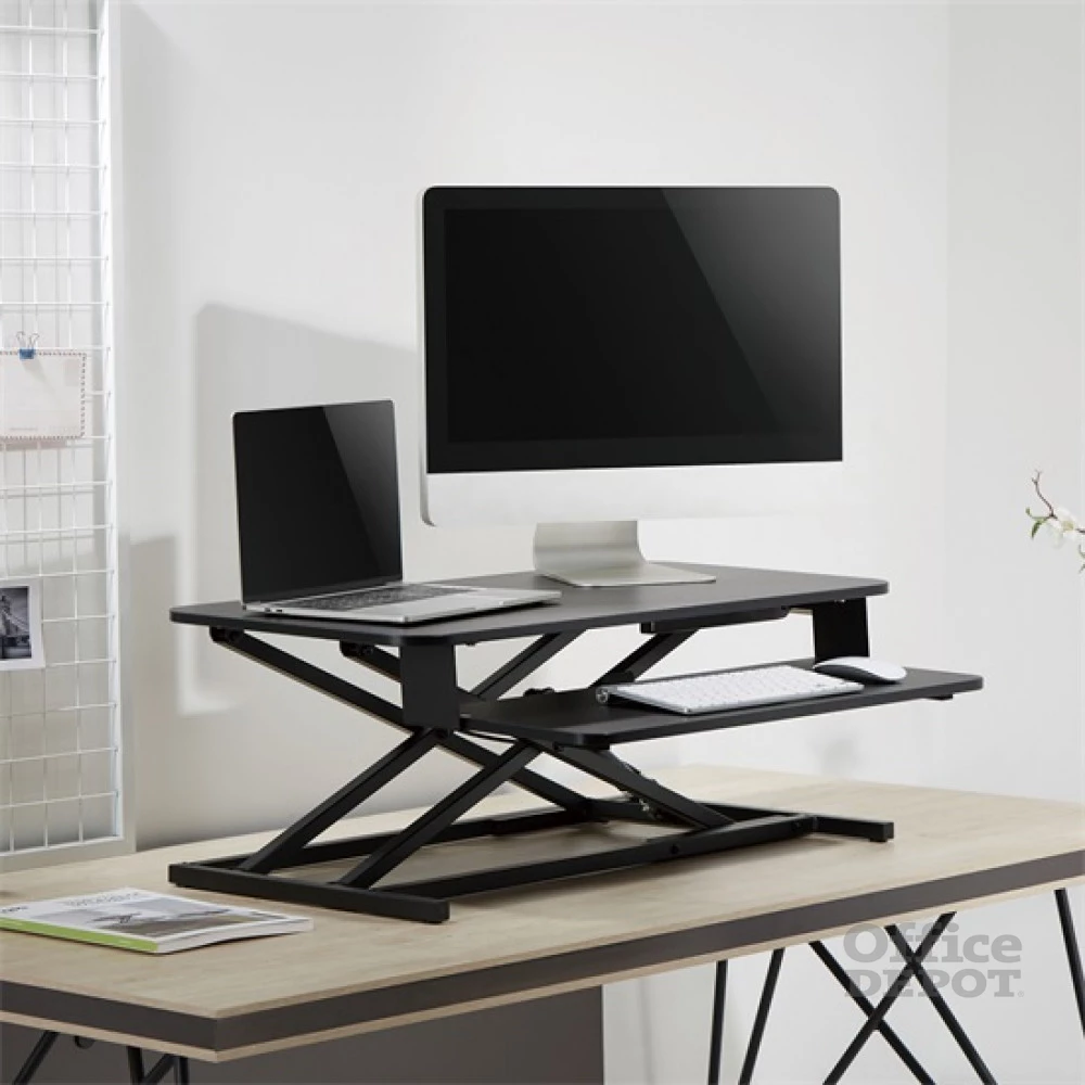 Home SST 02 billentyűzet-tartós ülő-álló asztali munkahely