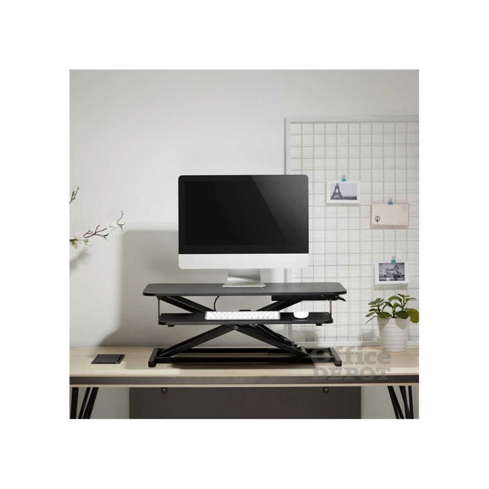 Home SST 02 billentyűzet-tartós ülő-álló asztali munkahely