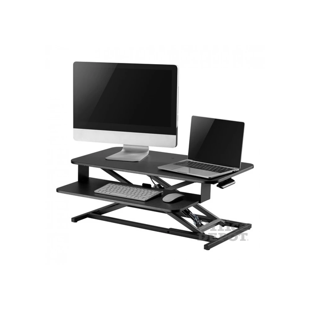 Home SST 02 billentyűzet-tartós ülő-álló asztali munkahely