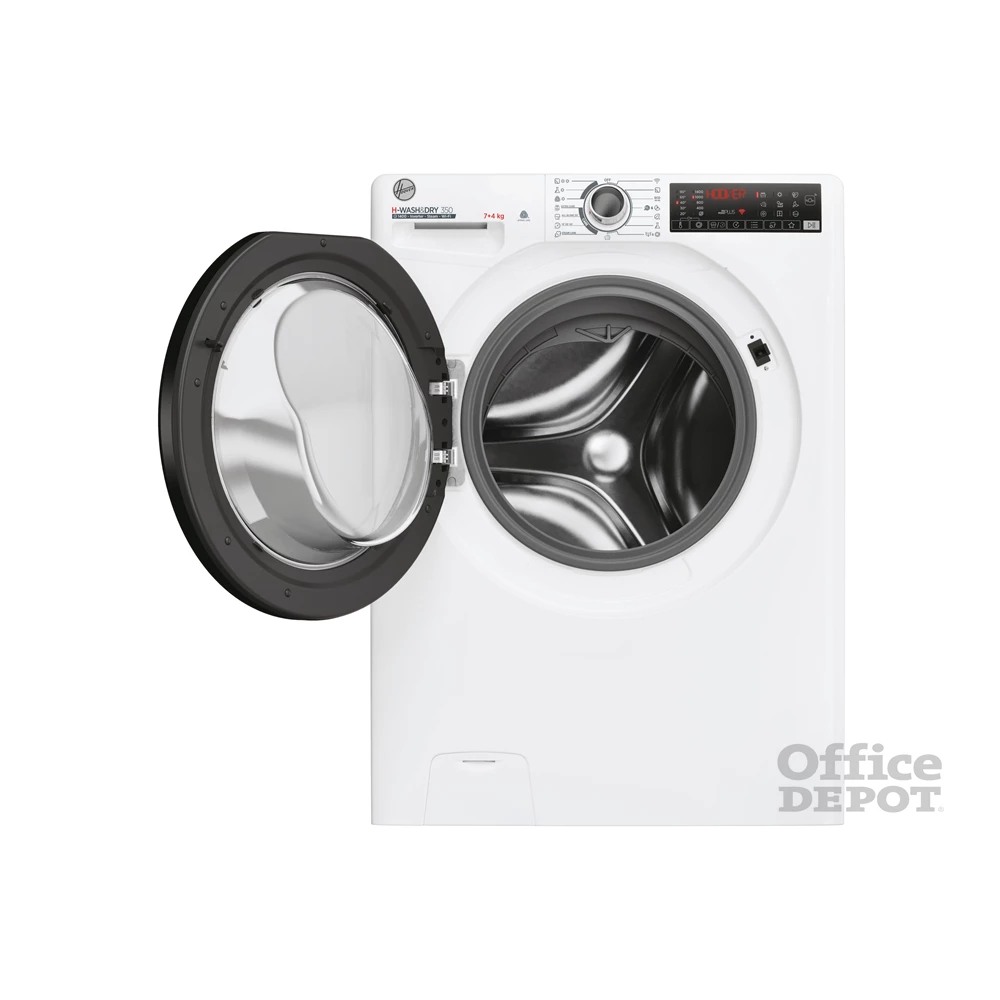 Hoover H3DPS4746TAMB5-S fehér, elöltöltős, max.:1400 ford., 7kg/4kg mosó-szárítógép