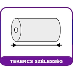 57/30/12 9fm BPA mentes nyomott 10db hőpapír tekercs 57/30/12 9fm BPA mentes nyomott 10db hőpapír tekercs