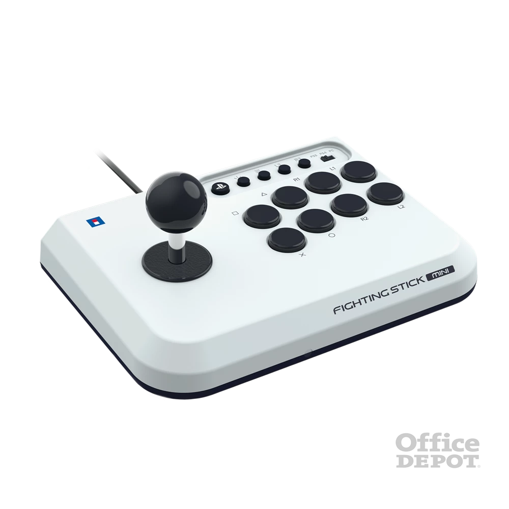 Hori SPF-038U Fighting Stick Mini PS5/PS4 Arcade vezetékes fehér kontroller