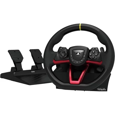 Hori Racing Wheel APEX PlayStation 5/PlayStation 4/PC vezeték nélküli fekete kormány és pedál szett Hori Racing Wheel APEX PlayStation 5/PlayStation 4/PC vezeték nélküli fekete kormány és pedál szett