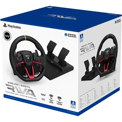 Hori Racing Wheel APEX PlayStation 5/PlayStation 4/PC vezeték nélküli fekete kormány és pedál szett Hori Racing Wheel APEX PlayStation 5/PlayStation 4/PC vezeték nélküli fekete kormány és pedál szett