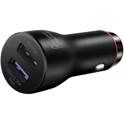 Huawei CP36v2 SuperCharge 2xUSB fekete autós töltő Huawei CP36v2 SuperCharge 2xUSB fekete autós töltő