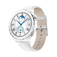 Huawei Watch GT 3 Pro (43mm) fehér bőr pántos fehér okosóra Huawei Watch GT 3 Pro (43mm) fehér bőr pántos fehér okosóra