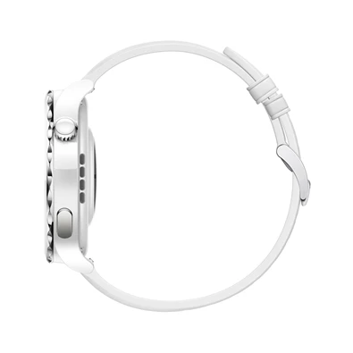 Huawei Watch GT 3 Pro (43mm) fehér bőr pántos fehér okosóra Huawei Watch GT 3 Pro (43mm) fehér bőr pántos fehér okosóra