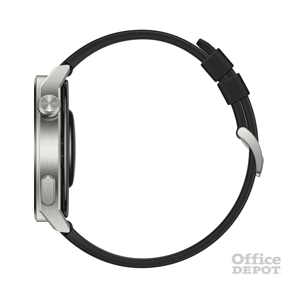 Huawei Watch GT 3 Pro (46mm) fekete szilikon pántos ezüst okosóra (Újracsomagolt)
