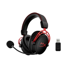 HyperX Cloud Alpha Wireless fekete gamer headset HyperX Cloud Alpha Wireless fekete gamer headset