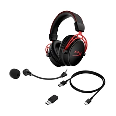 HyperX Cloud Alpha Wireless fekete gamer headset HyperX Cloud Alpha Wireless fekete gamer headset