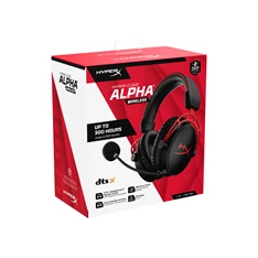 HyperX Cloud Alpha Wireless fekete gamer headset HyperX Cloud Alpha Wireless fekete gamer headset