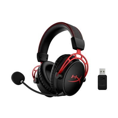 HyperX Cloud Alpha Wireless fekete gamer headset HyperX Cloud Alpha Wireless fekete gamer headset