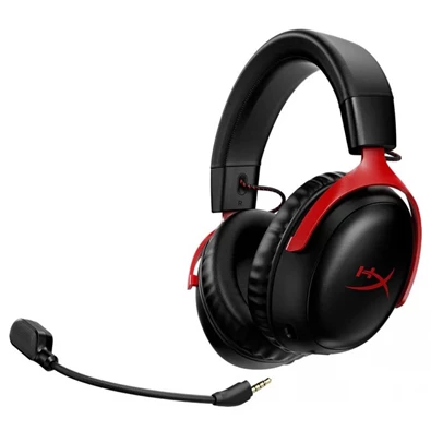 HP Renew HyperX Cloud II Wireless fekete-piros gamer headset - Újracsomagolt HP Renew HyperX Cloud II Wireless fekete-piros gamer headset - Újracsomagolt
