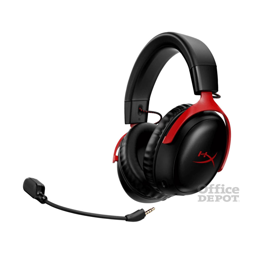 HyperX Cloud III Wireless fekete-piros gamer headset