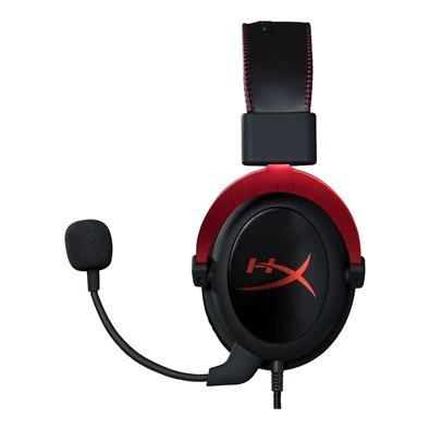 HyperX Cloud II 3,5 Jack/USB fekete-vörös gamer headset HyperX Cloud II 3,5 Jack/USB fekete-vörös gamer headset