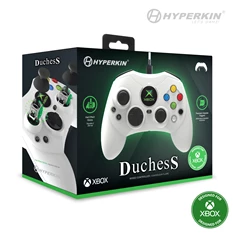 Hyperkin M01618-WH Duchess Xbox Series|One/Windows 11|10 Xbox liszenszelt vezetékes fehér kontroller