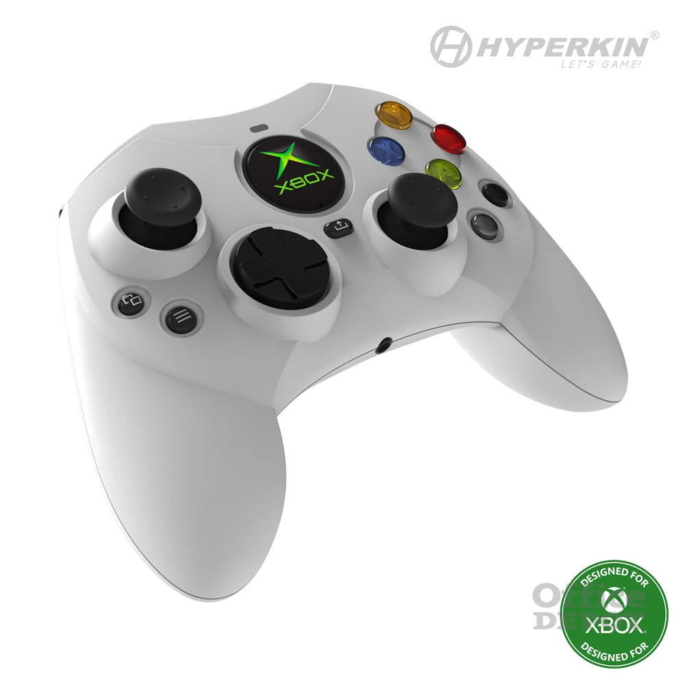 Hyperkin M01618-WH Duchess Xbox Series|One/Windows 11|10 Xbox liszenszelt vezetékes fehér kontroller