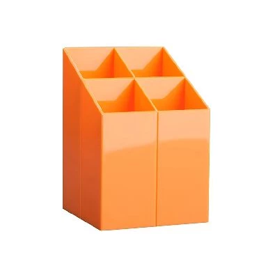 ICO Design szögletes narancssárga írószertartó