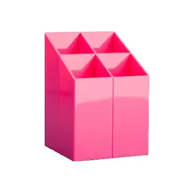 ICO Design szögletes rózsaszín írószertartó ICO Design szögletes rózsaszín írószertartó
