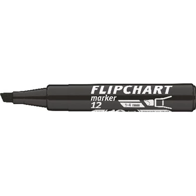 ICO Flipchart 12 fekete marker ICO Flipchart 12 fekete marker