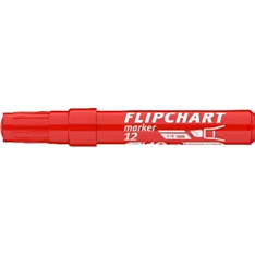 ICO Flipchart 12 piros marker ICO Flipchart 12 piros marker