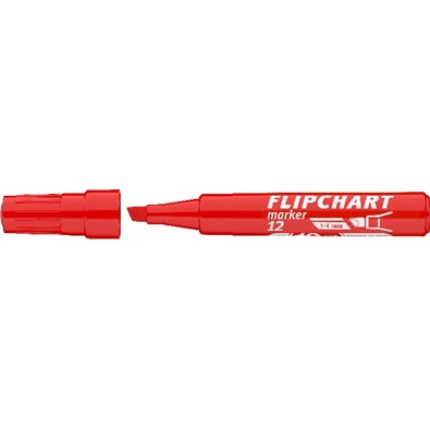 ICO Flipchart 12 piros marker ICO Flipchart 12 piros marker