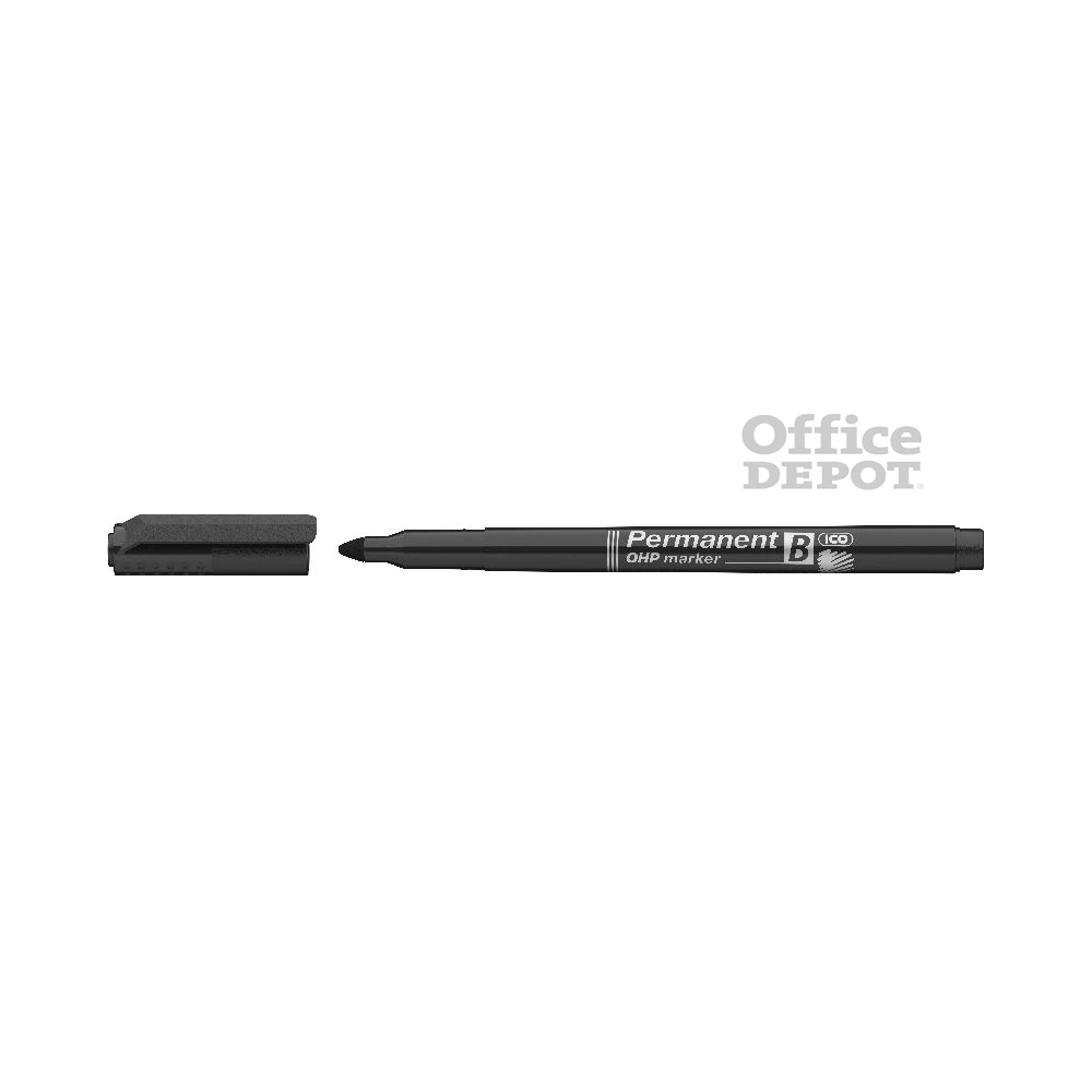 ICO OHP B 2-3mm fekete permanent marker