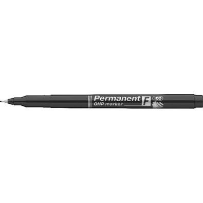 ICO OHP F 0,5mm fekete permanent marker ICO OHP F 0,5mm fekete permanent marker