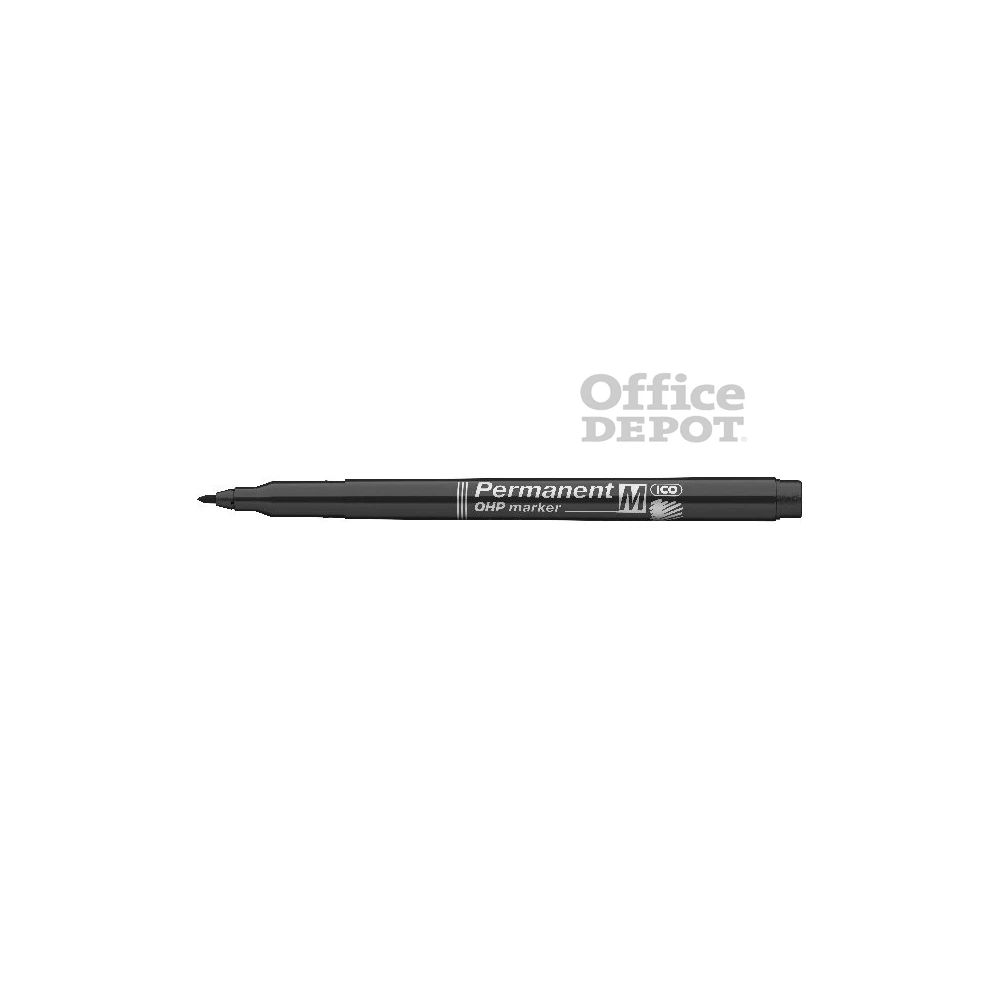 ICO OHP M 1-1,5mm fekete permanent marker