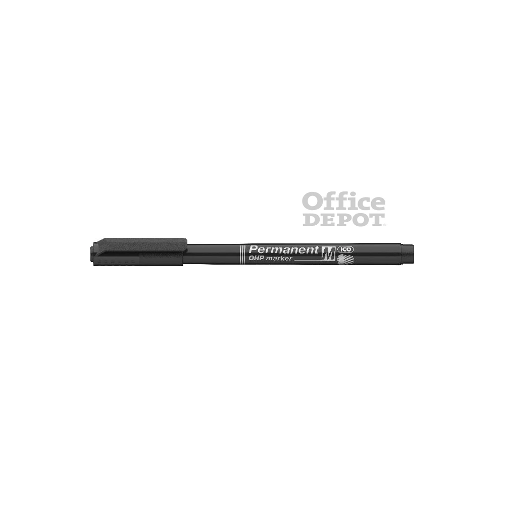 ICO OHP M 1-1,5mm fekete permanent marker