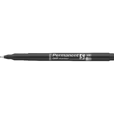ICO OHP S 0,3mm fekete permanent marker ICO OHP S 0,3mm fekete permanent marker