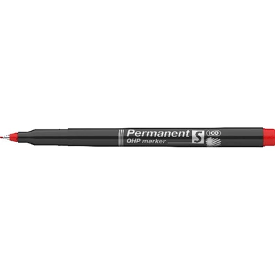 ICO OHP S 0,3mm piros permanent marker ICO OHP S 0,3mm piros permanent marker