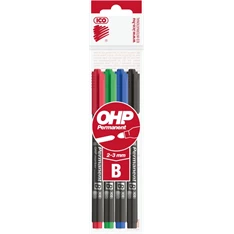 ICO OHP B 4db-os vegyes színű 2-3mm permanent marker ICO OHP B 4db-os vegyes színű 2-3mm permanent marker