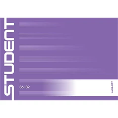 ICO Student 36-32 fekvő hangjegyfüzet ICO Student 36-32 fekvő hangjegyfüzet