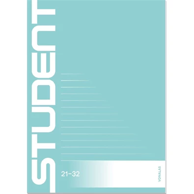 ICO Student A5 32lapos vonalas füzet ICO Student A5 32lapos vonalas füzet