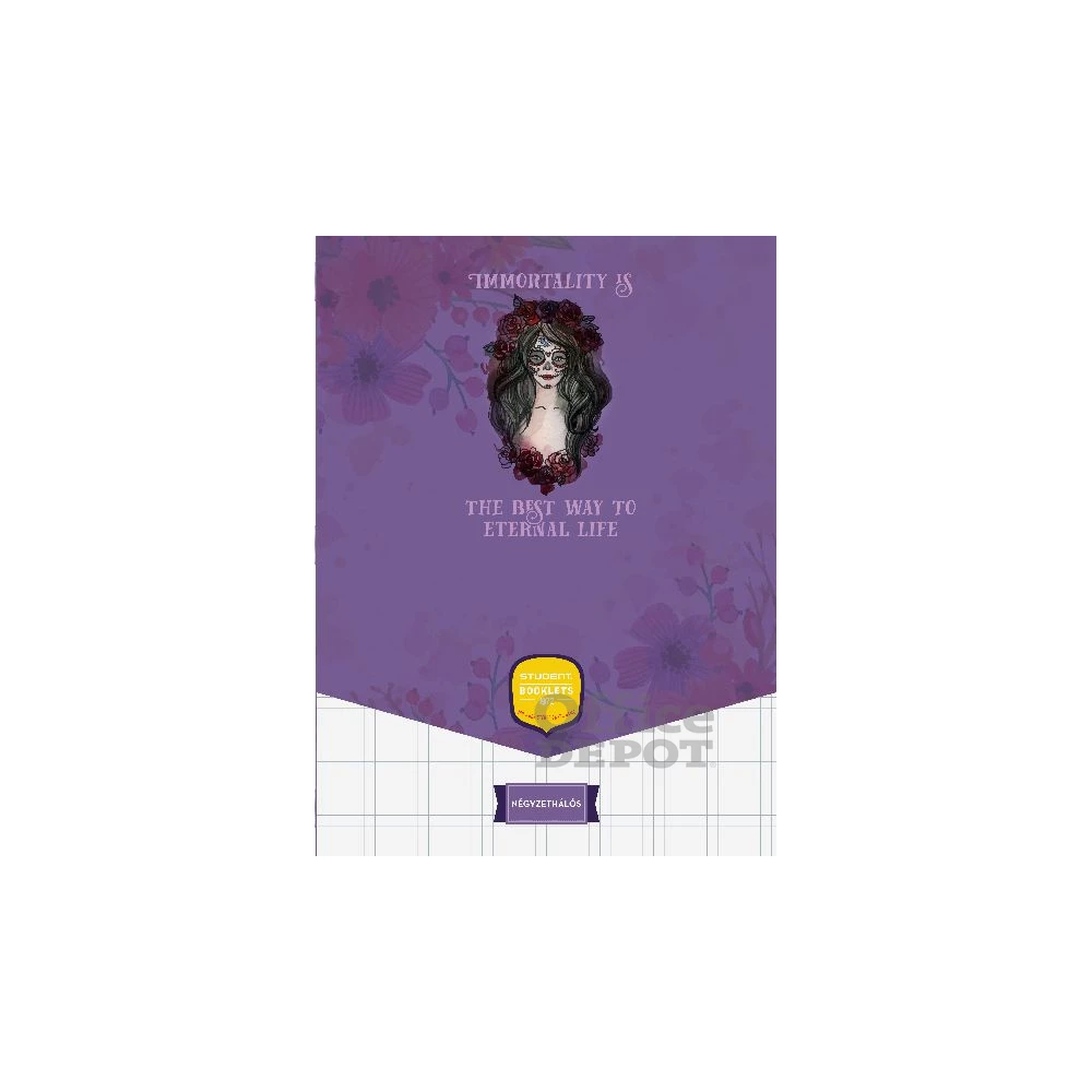 ICO Student Art A4 32lapos kockás füzet