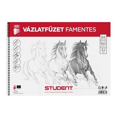 ICO Student B4 famentes vázlatfüzet ICO Student B4 famentes vázlatfüzet