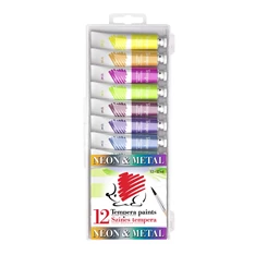 ICO Süni 12 színű metál/neon tempera ICO Süni 12 színű metál/neon tempera