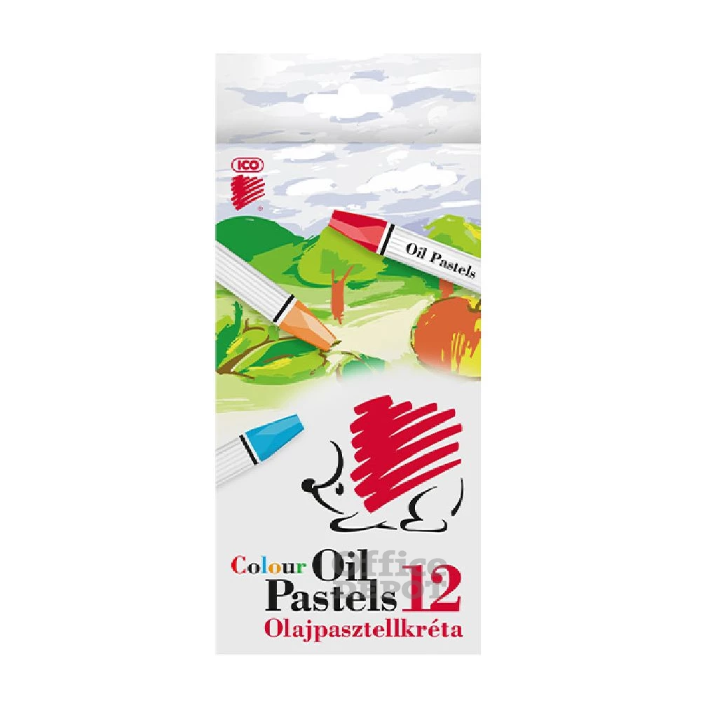 ICO Süni 12db-os vegyes színű olajpasztell készlet