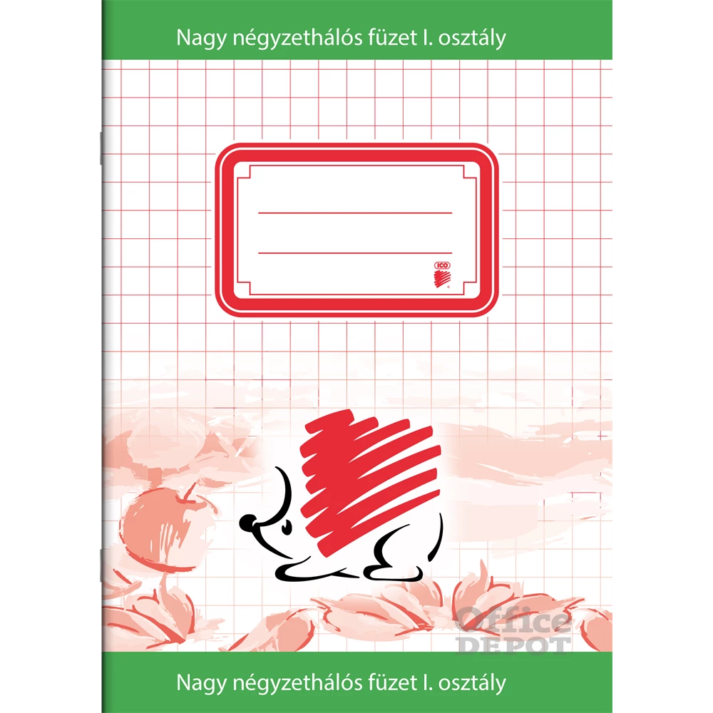 ICO Süni A5 1.osztályos nagy kockás füzet