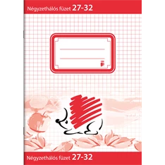 ICO Süni A5 27-32 négyzethálós füzet ICO Süni A5 27-32 négyzethálós füzet