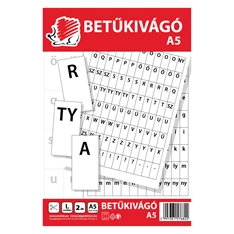 ICO Süni A5 2 lap betűkivágó