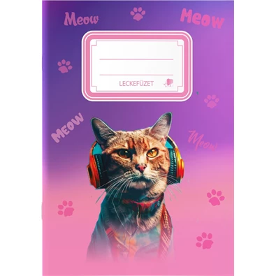 ICO Süni Cats A5 leckefüzet ICO Süni Cats A5 leckefüzet
