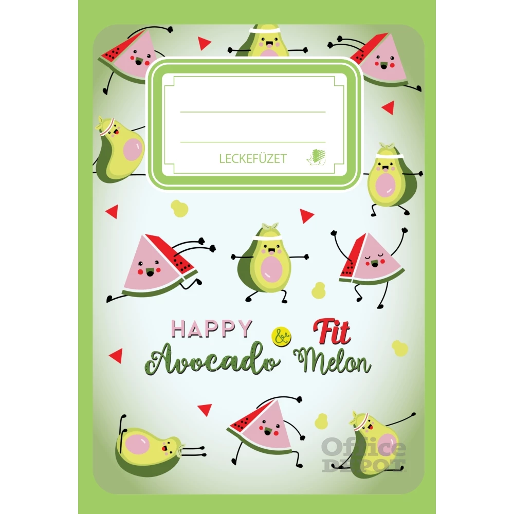 ICO Süni Vegan Fruits A5 leckefüzet