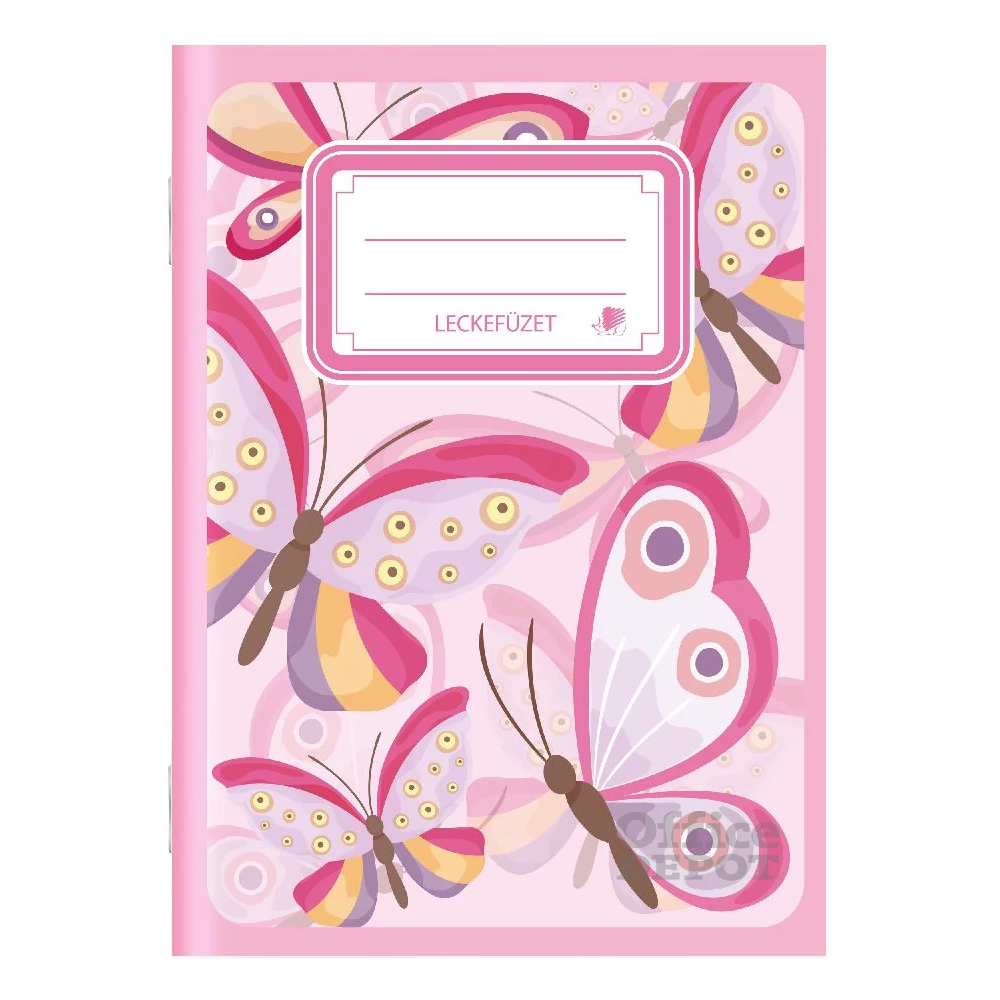 ICO Süni pillango A5 leckefüzet