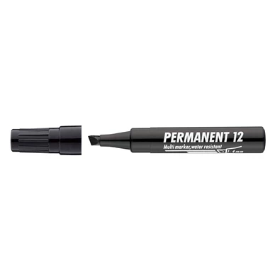 ICO Permanent 12 fekete marker ICO Permanent 12 fekete marker