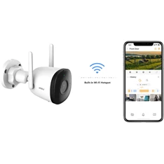 IMOU Bullet 2C 4MP kültéri, H265, 2.8mm (106°), IR30m, beépített mikrofon, SD, fix lencsés Wi-Fi csőkamera IMOU Bullet 2C 4MP kültéri, H265, 2.8mm (106°), IR30m, beépített mikrofon, SD, fix lencsés Wi-Fi csőkamera