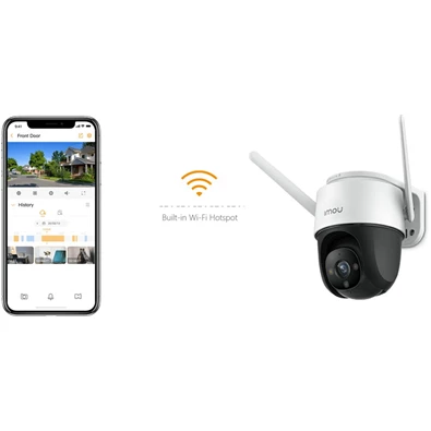 IMOU Cruiser kültéri 2MP, H265, 3.6mm (89°), IR30m, mikrofon/hangszóró, SD, fix lencsés Wi-Fi PT kamera IMOU Cruiser kültéri 2MP, H265, 3.6mm (89°), IR30m, mikrofon/hangszóró, SD, fix lencsés Wi-Fi PT kamera