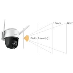 IMOU Cruiser kültéri 4MP, H265, 3.6mm (88°), IR30m, mikrofon/hangszóró, SD, fix lencsés Wi-Fi PT kamera IMOU Cruiser kültéri 4MP, H265, 3.6mm (88°), IR30m, mikrofon/hangszóró, SD, fix lencsés Wi-Fi PT kamera